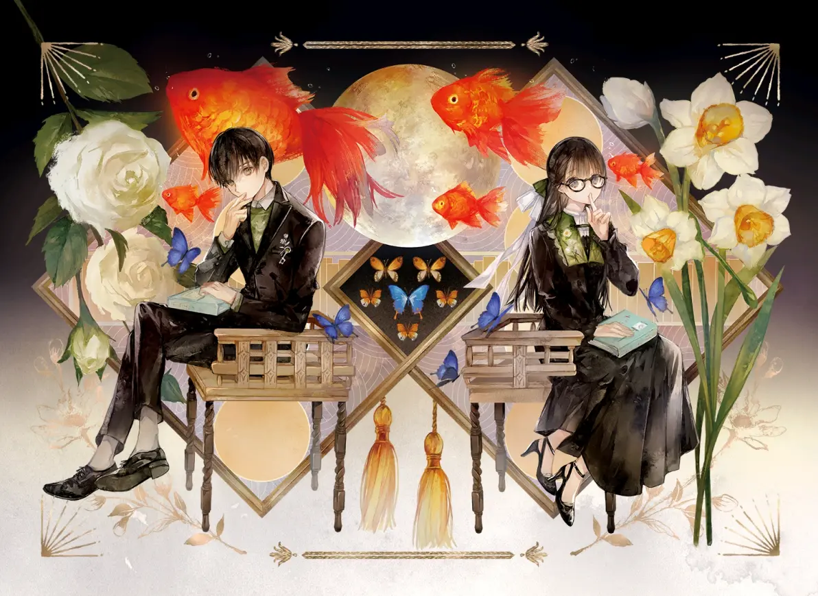 图片[2]-优雅泳姿 – 金鱼插画特辑-忙忙软件库