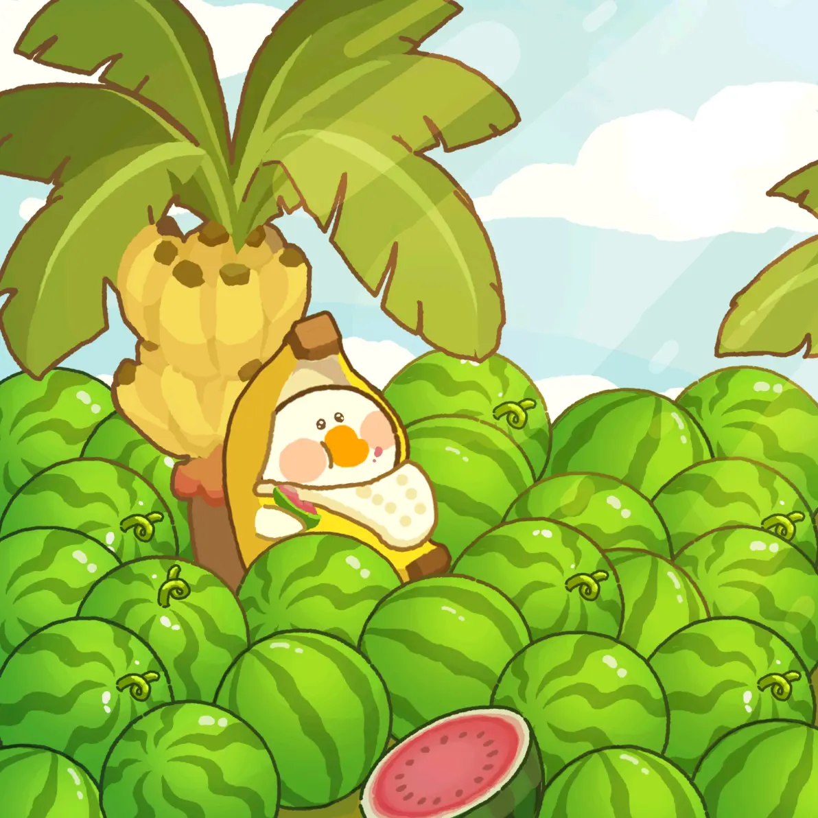 图片[3]-夏日回忆 – 西瓜插画特辑-忙忙软件库