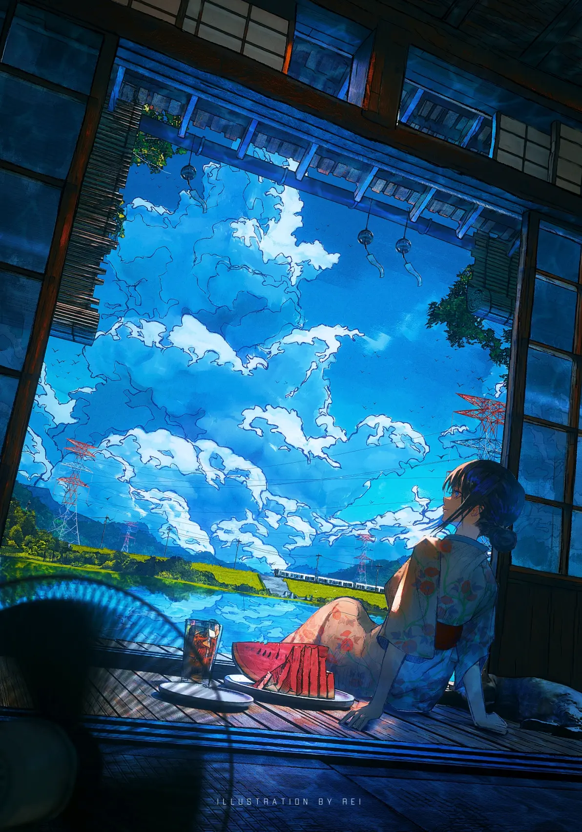 图片[9]-夏日回忆 – 西瓜插画特辑-忙忙软件库