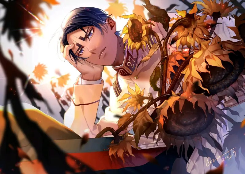 图片[6]-象征夏天的花卉 – 向日葵插画特辑-忙忙软件库