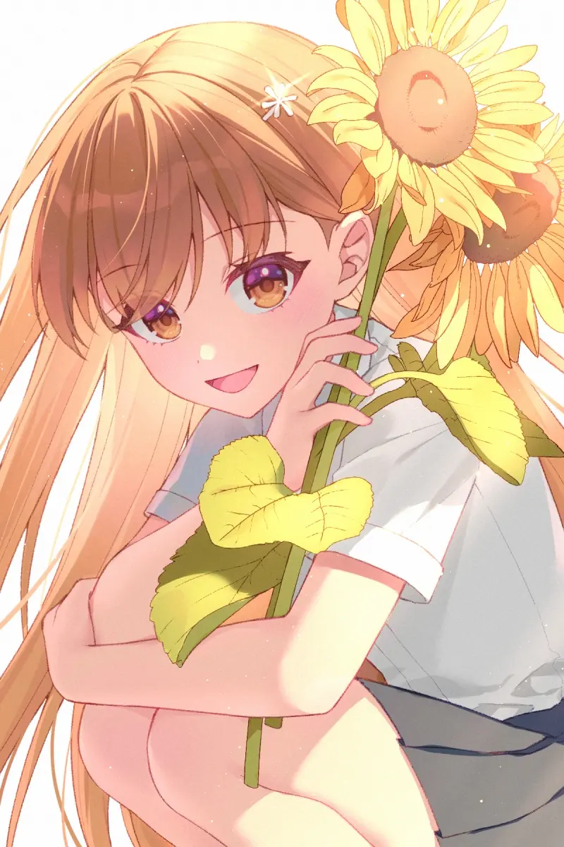 图片[7]-象征夏天的花卉 – 向日葵插画特辑-忙忙软件库