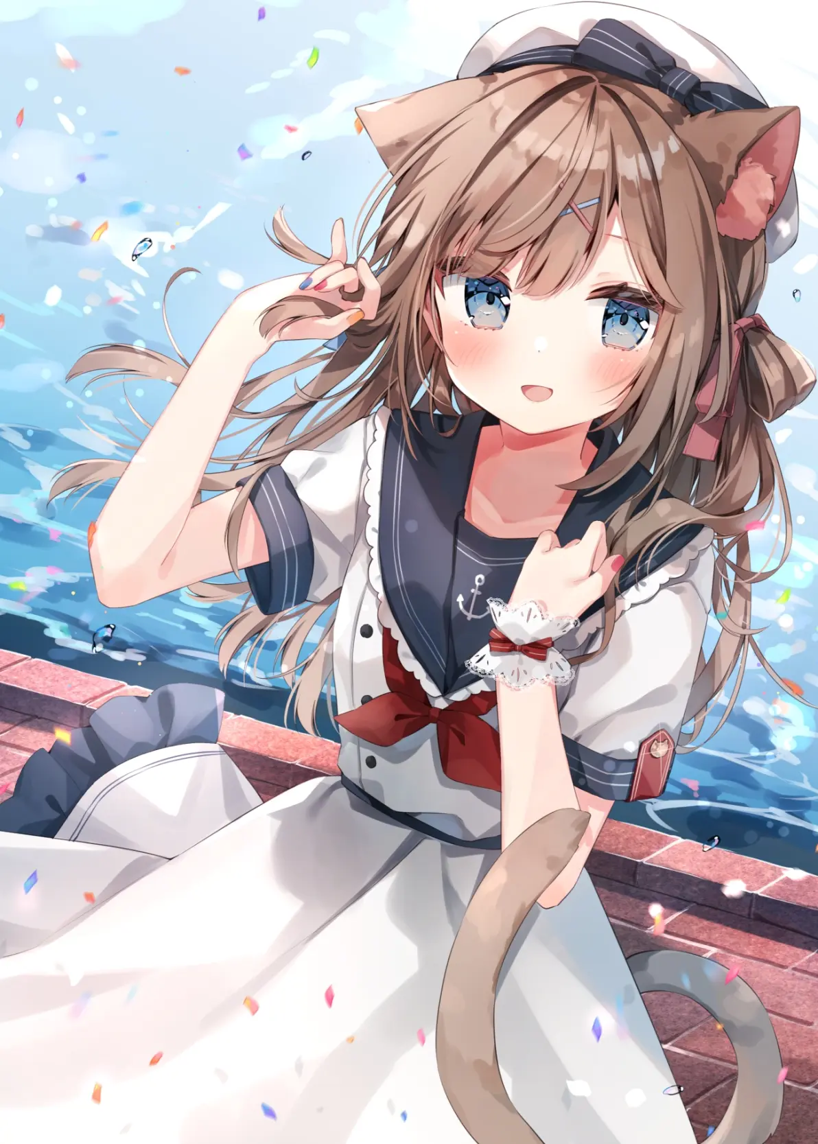 图片[3]-可爱水蓝翻领♡ – 水手凤穿搭插画特辑-忙忙软件库