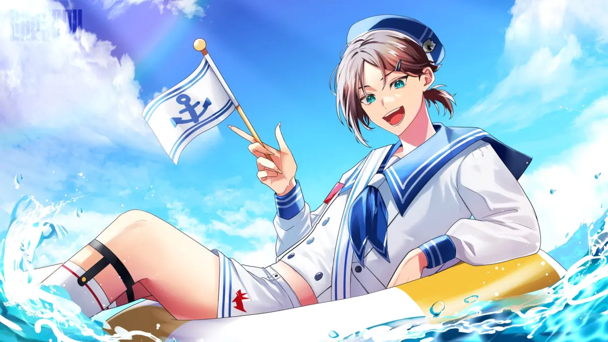 图片[9]-可爱水蓝翻领♡ – 水手凤穿搭插画特辑-忙忙软件库