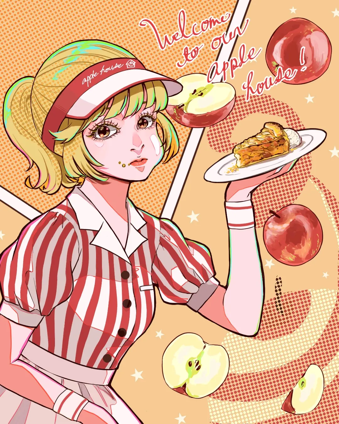 图片[1]-可爱又防晒♡ – 无顶遮阳帽插画特辑-忙忙软件库