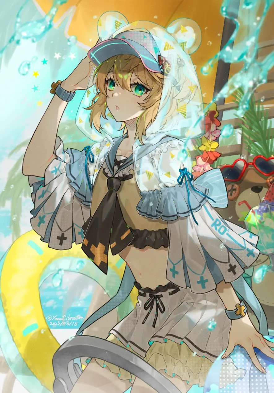 图片[10]-可爱又防晒♡ – 无顶遮阳帽插画特辑-忙忙软件库