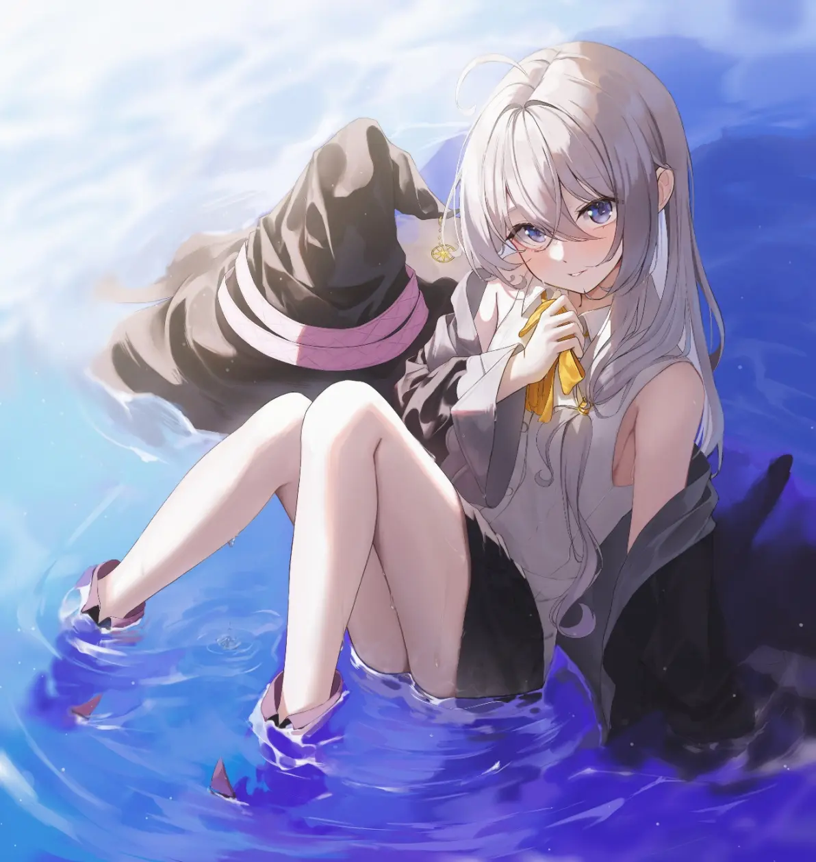 图片[8]-透明又清凉 – 浸在水中插画特辑-忙忙软件库