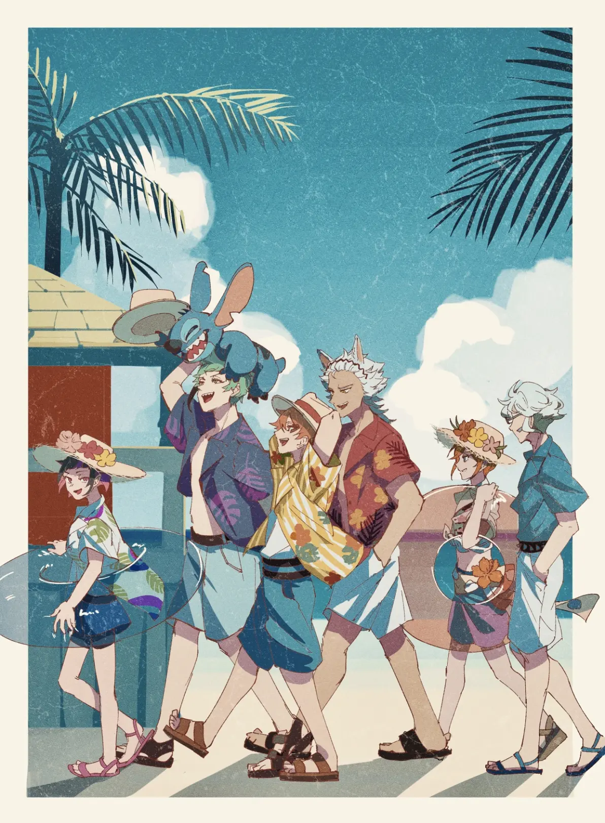 图片[5]-轻便舒适♡ – 凉鞋插画特辑-忙忙软件库