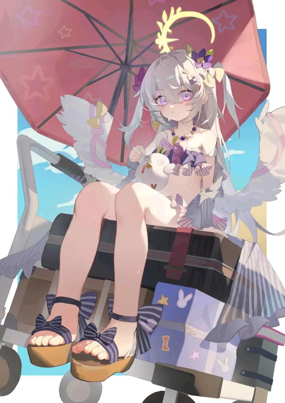 图片[8]-轻便舒适♡ – 凉鞋插画特辑-忙忙软件库