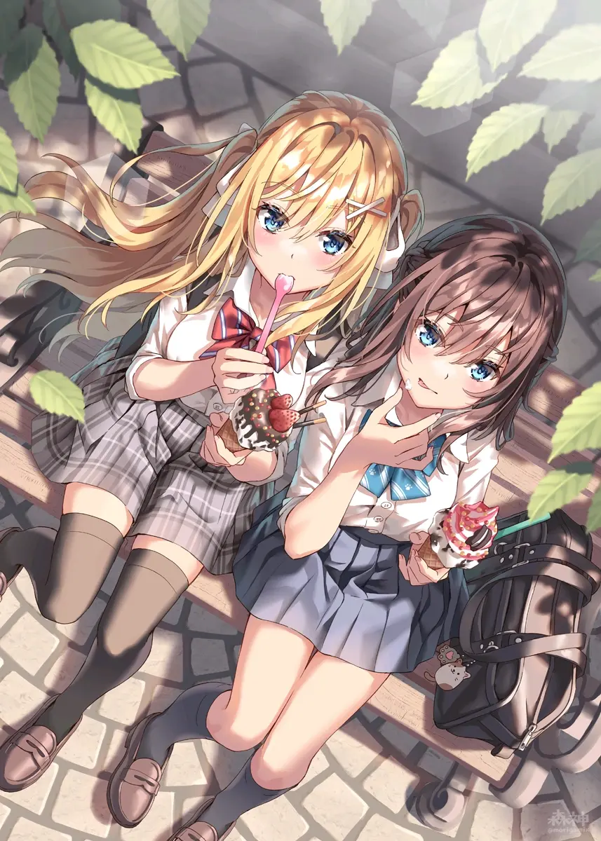 图片[2]-凉爽又甜美♡ – 冰淇淋插画特辑-忙忙软件库