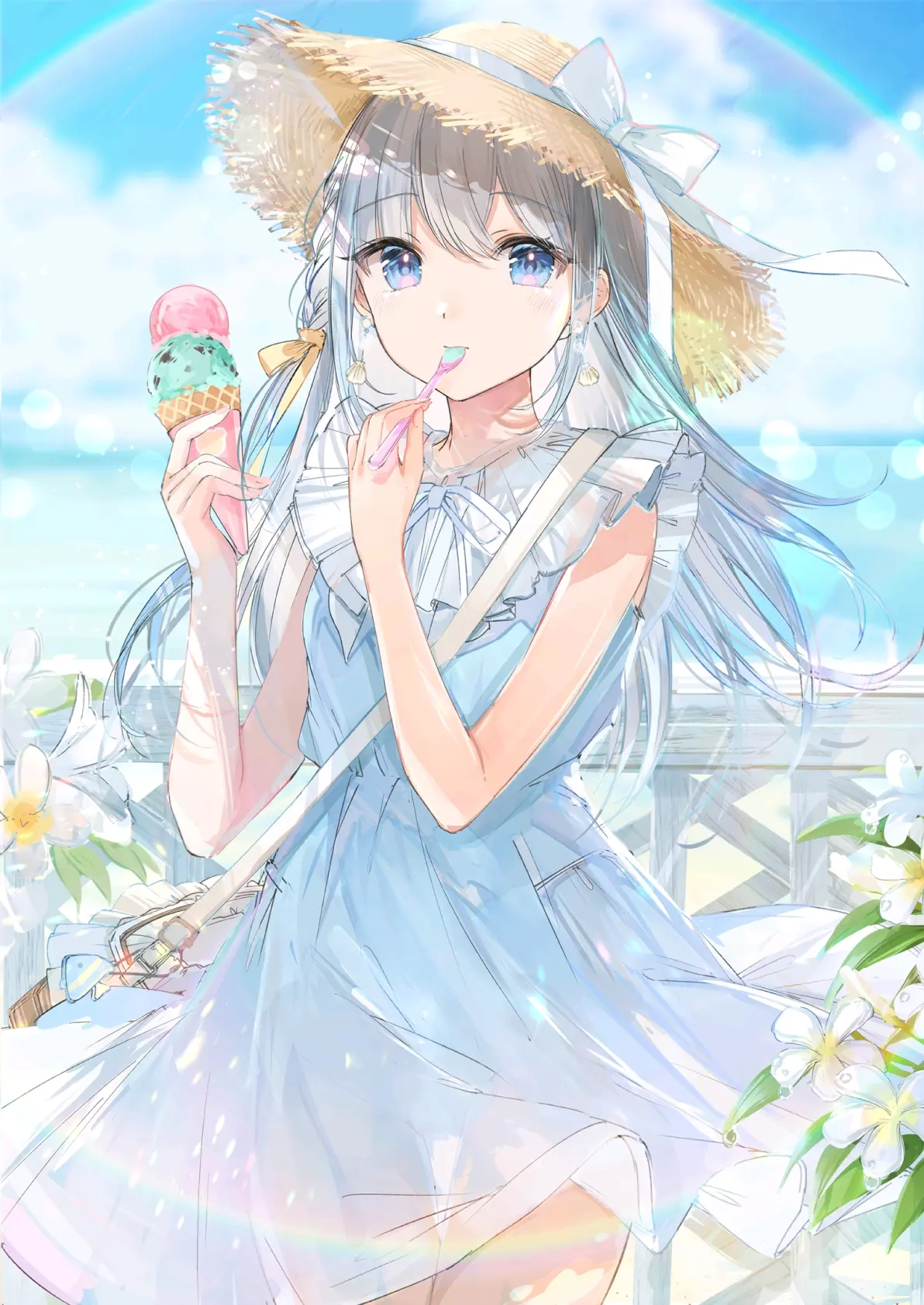 图片[4]-凉爽又甜美♡ – 冰淇淋插画特辑-忙忙软件库