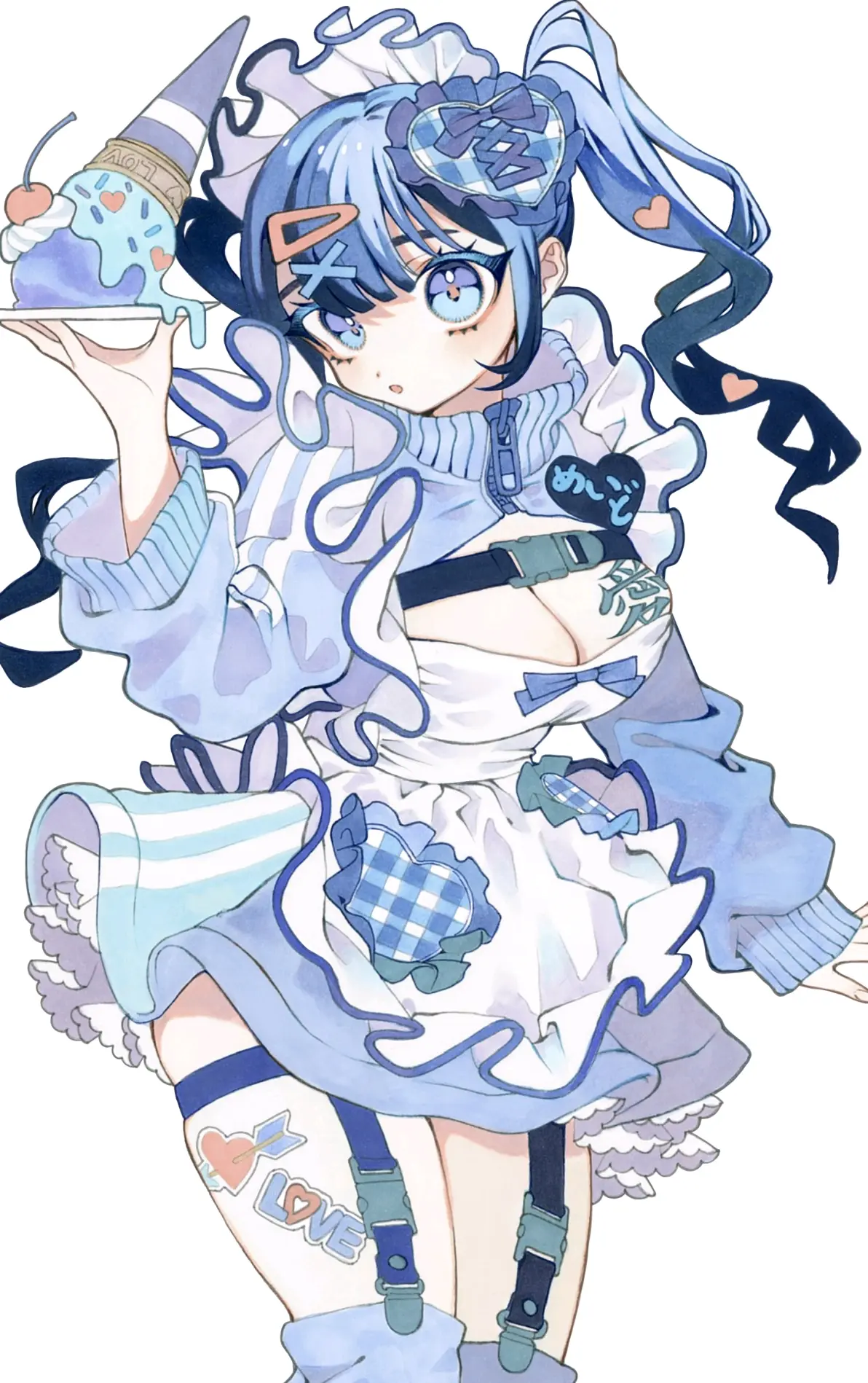 图片[8]-凉爽又甜美♡ – 冰淇淋插画特辑-忙忙软件库