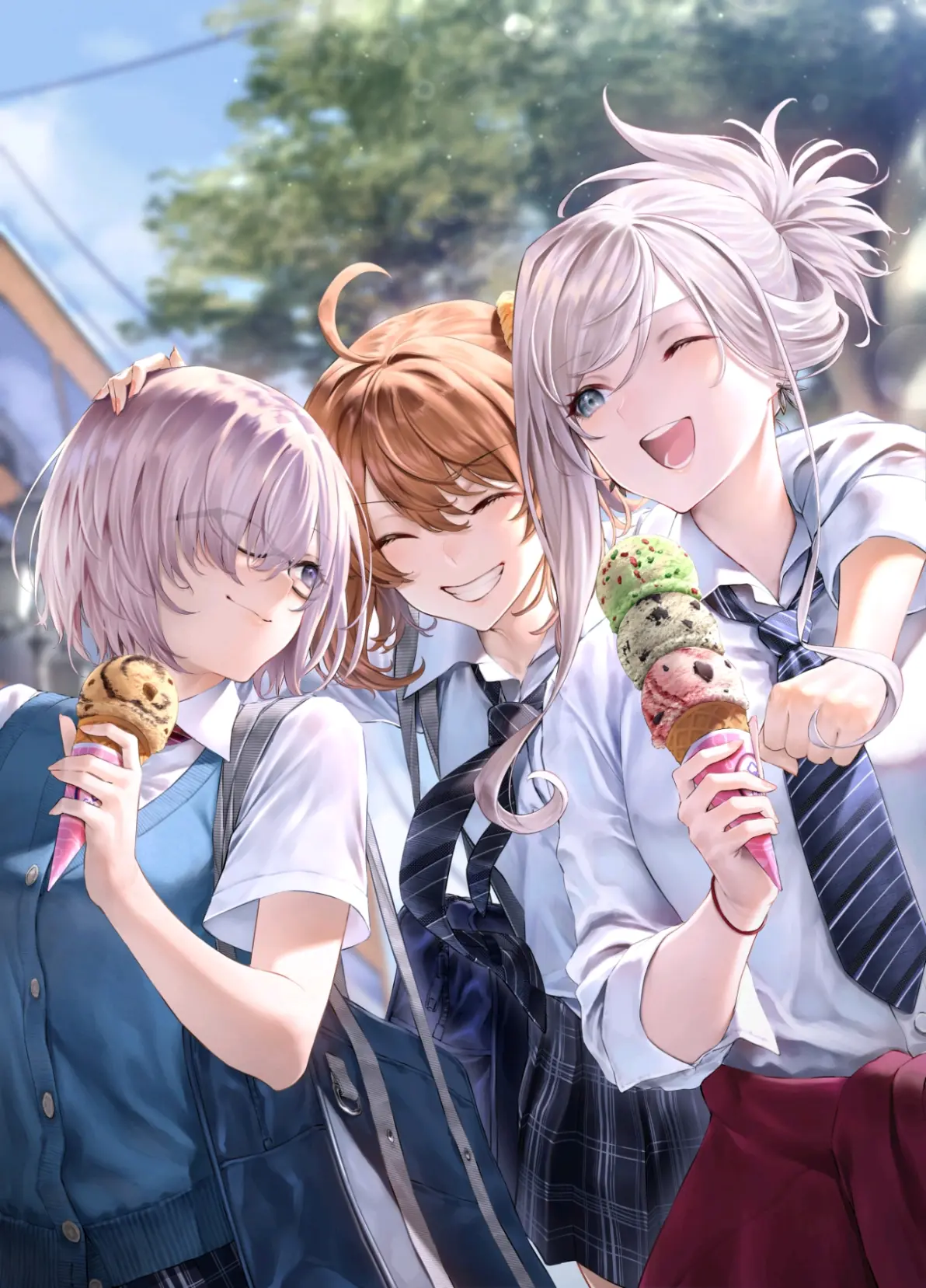 图片[7]-凉爽又甜美♡ – 冰淇淋插画特辑-忙忙软件库