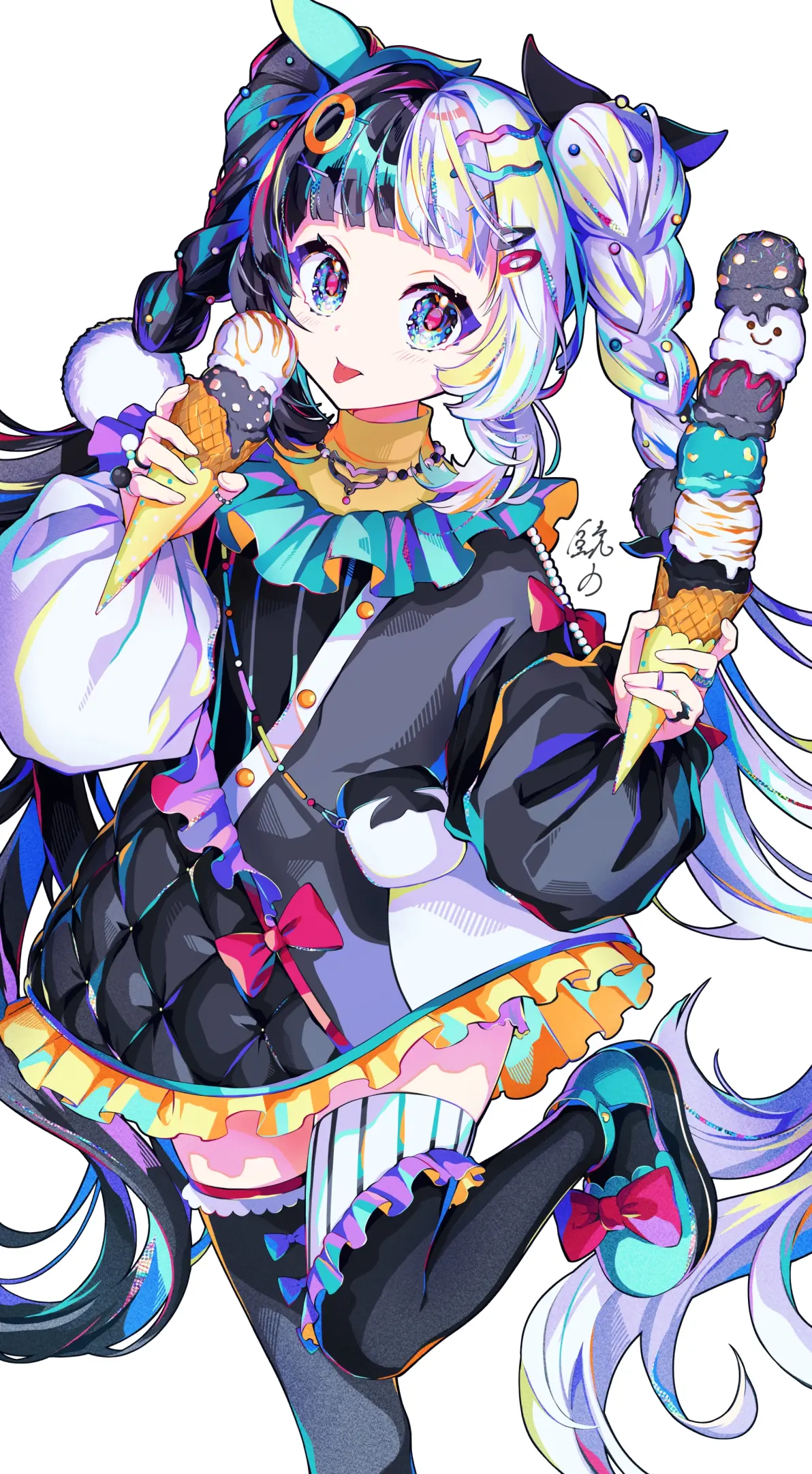 图片[10]-凉爽又甜美♡ – 冰淇淋插画特辑-忙忙软件库