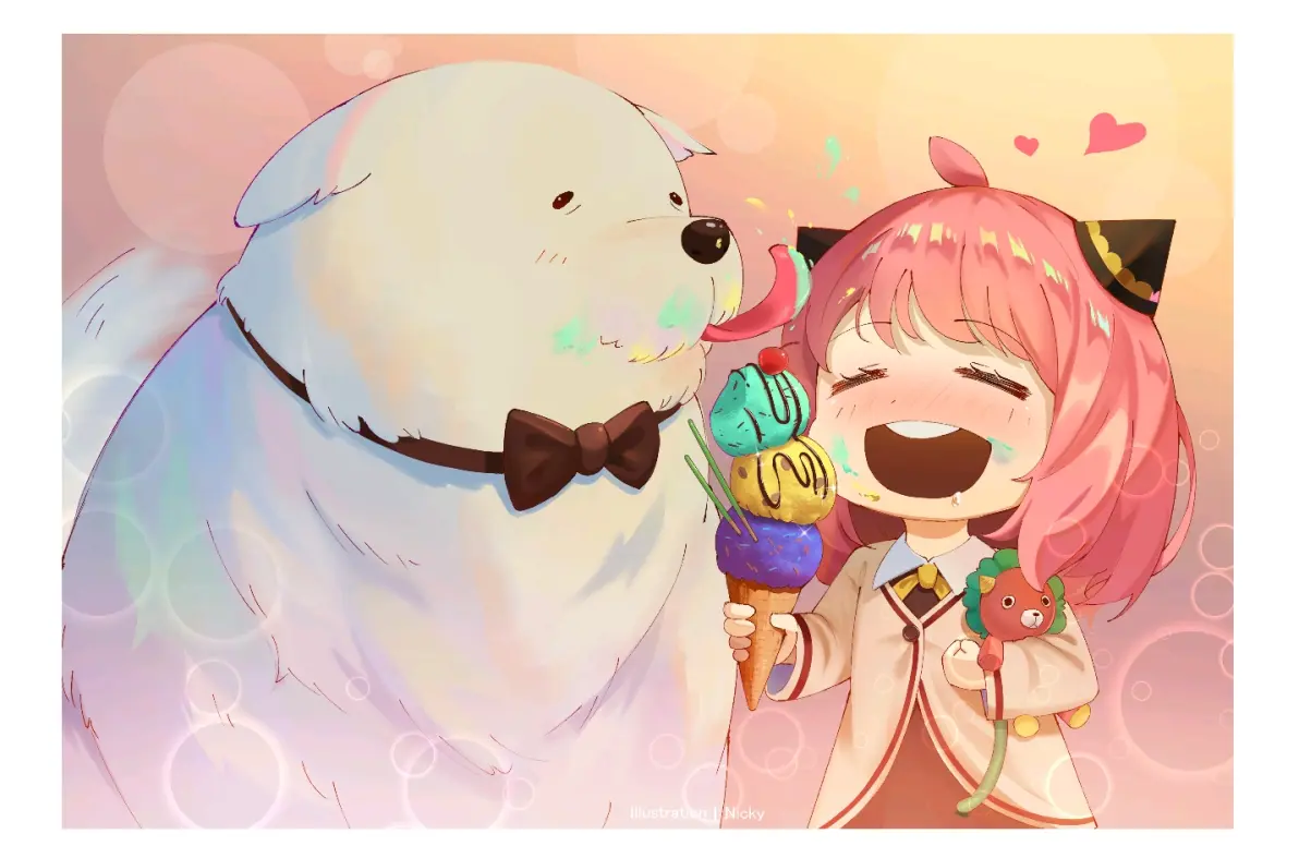 图片[11]-凉爽又甜美♡ – 冰淇淋插画特辑-忙忙软件库