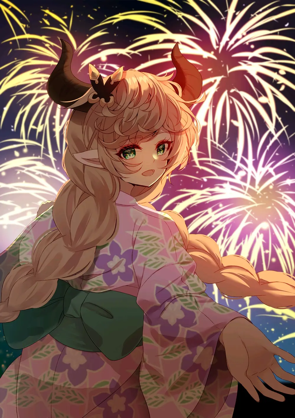 图片[3]-夏日风情♡ – 浴衣女子插画特辑-忙忙软件库