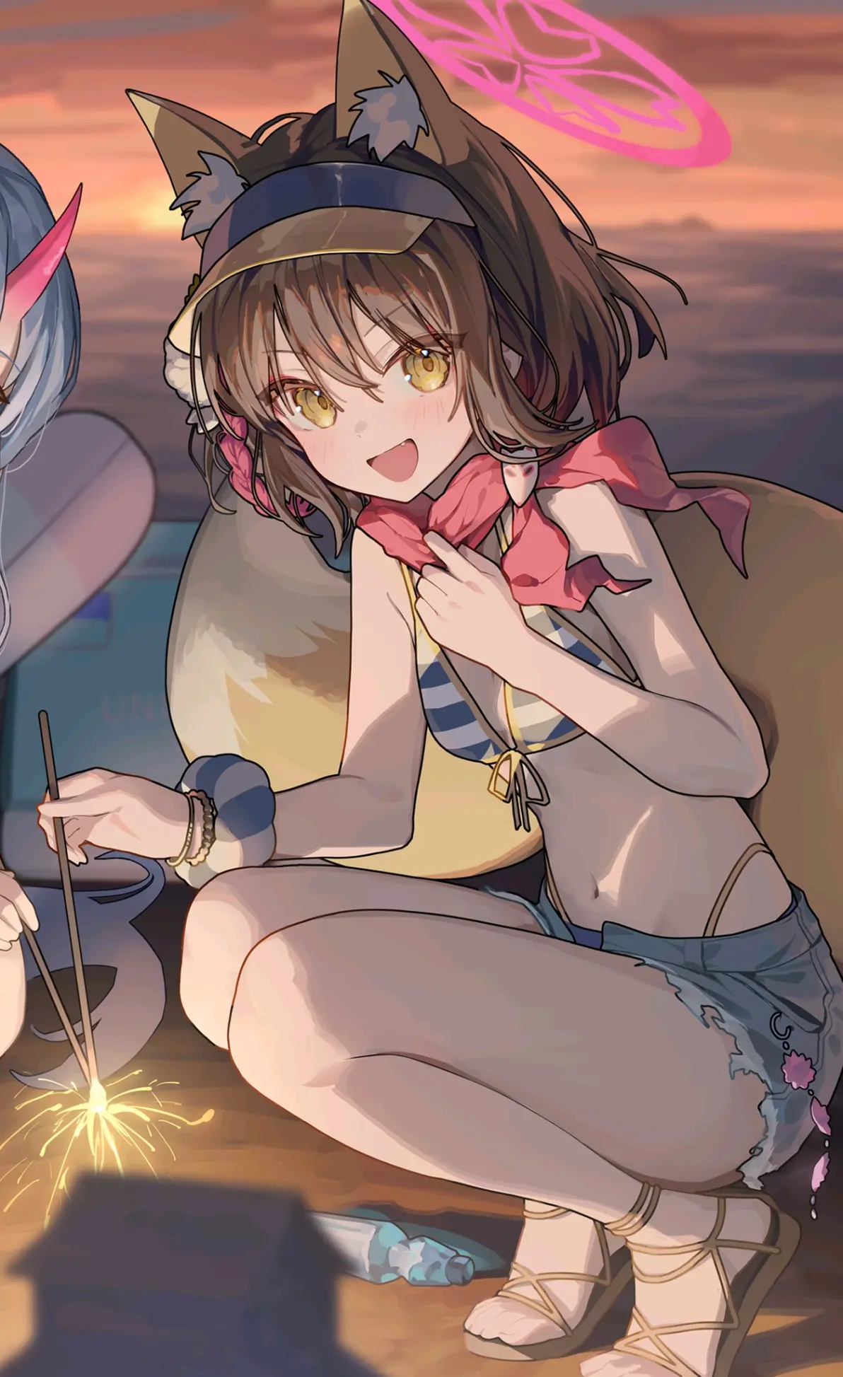 图片[4]-海边的亮点♡ – 花纹比基尼插画特辑-忙忙软件库