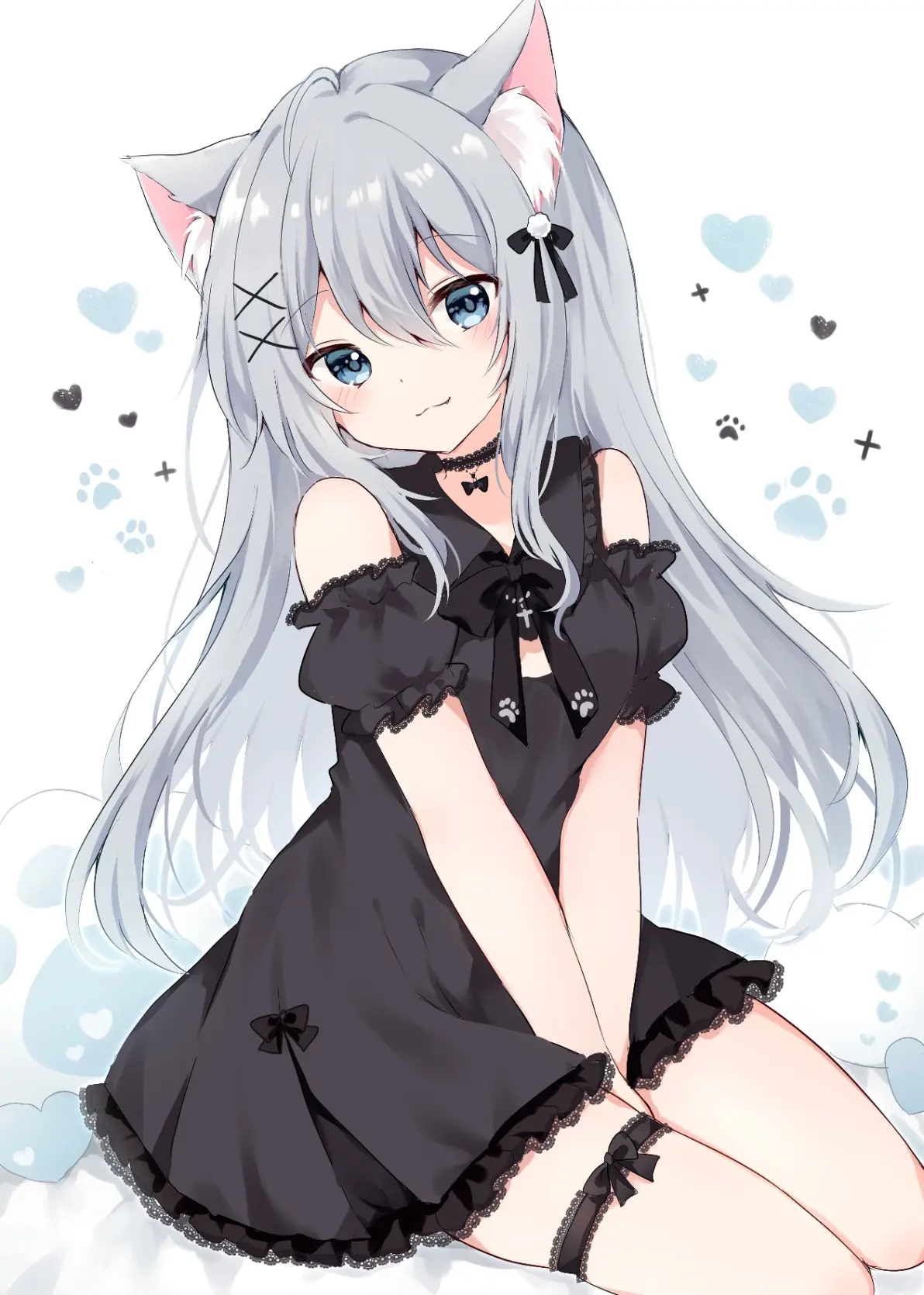 图片[5]-优雅魅力 – 黑色连衣裙插画特辑-忙忙软件库