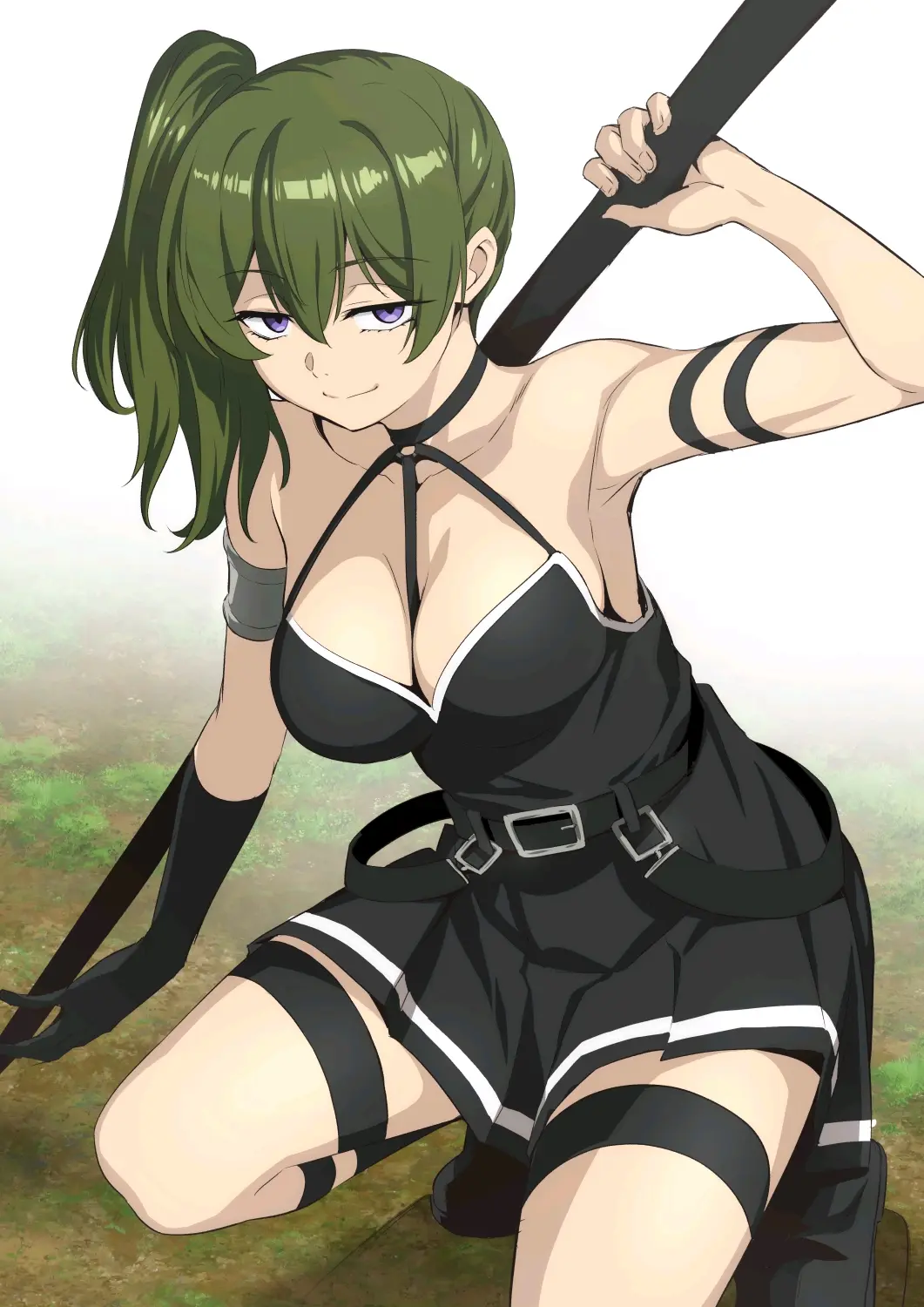 图片[10]-优雅魅力 – 黑色连衣裙插画特辑-忙忙软件库