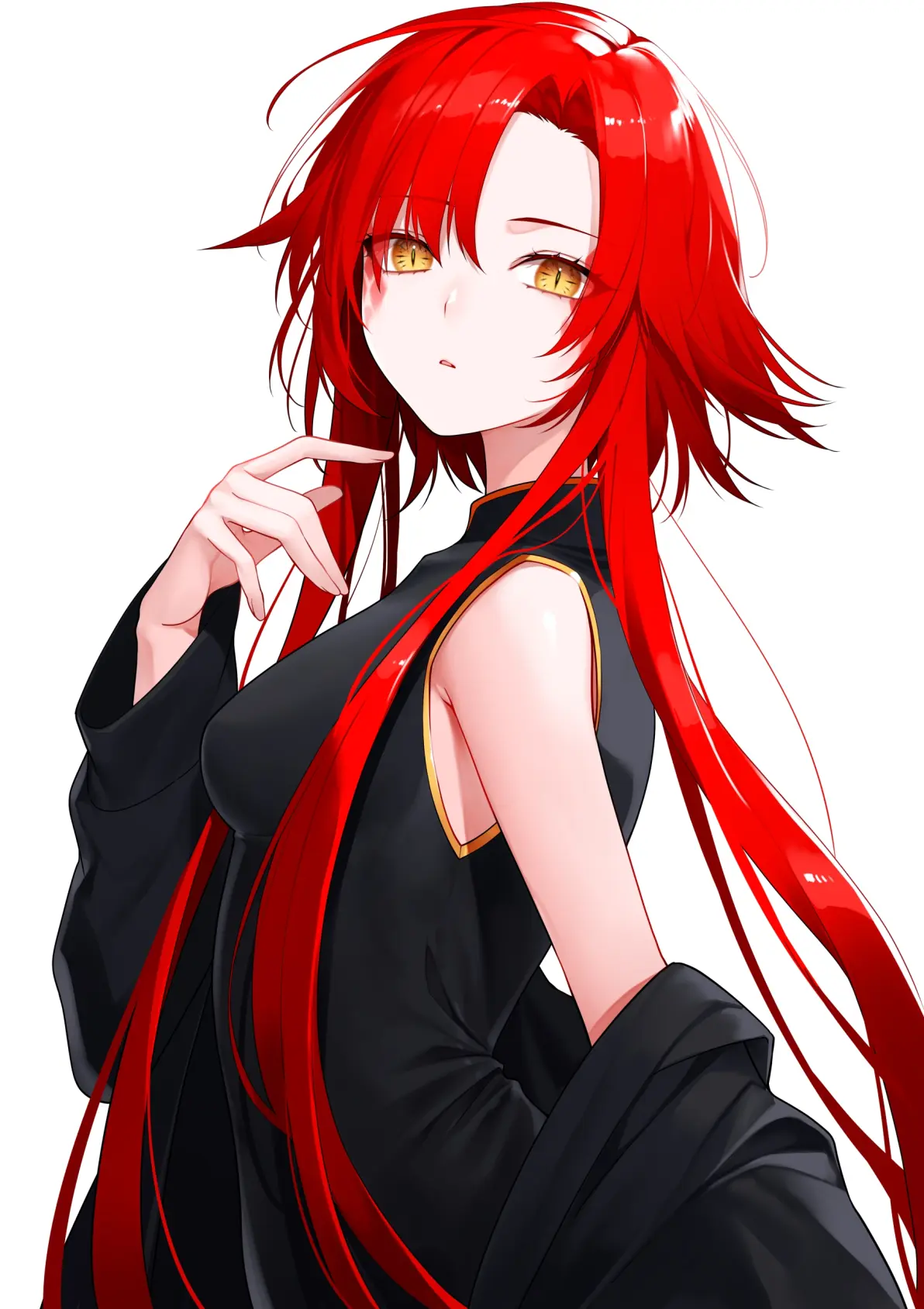 图片[1]-鲜艳又可爱♡ – 红发女子插画特辑-忙忙软件库