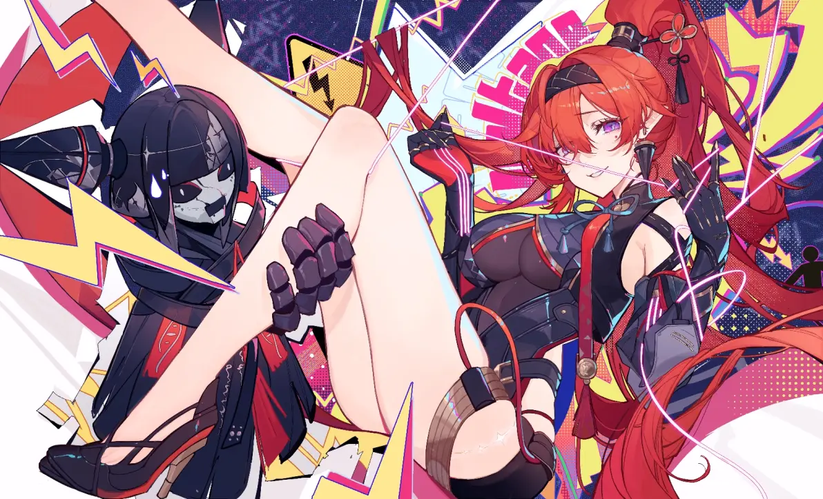 图片[2]-鲜艳又可爱♡ – 红发女子插画特辑-忙忙软件库