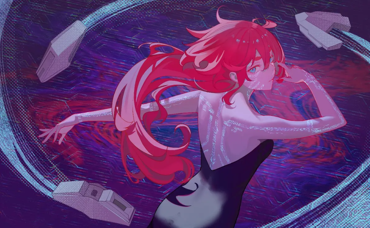 图片[6]-鲜艳又可爱♡ – 红发女子插画特辑-忙忙软件库