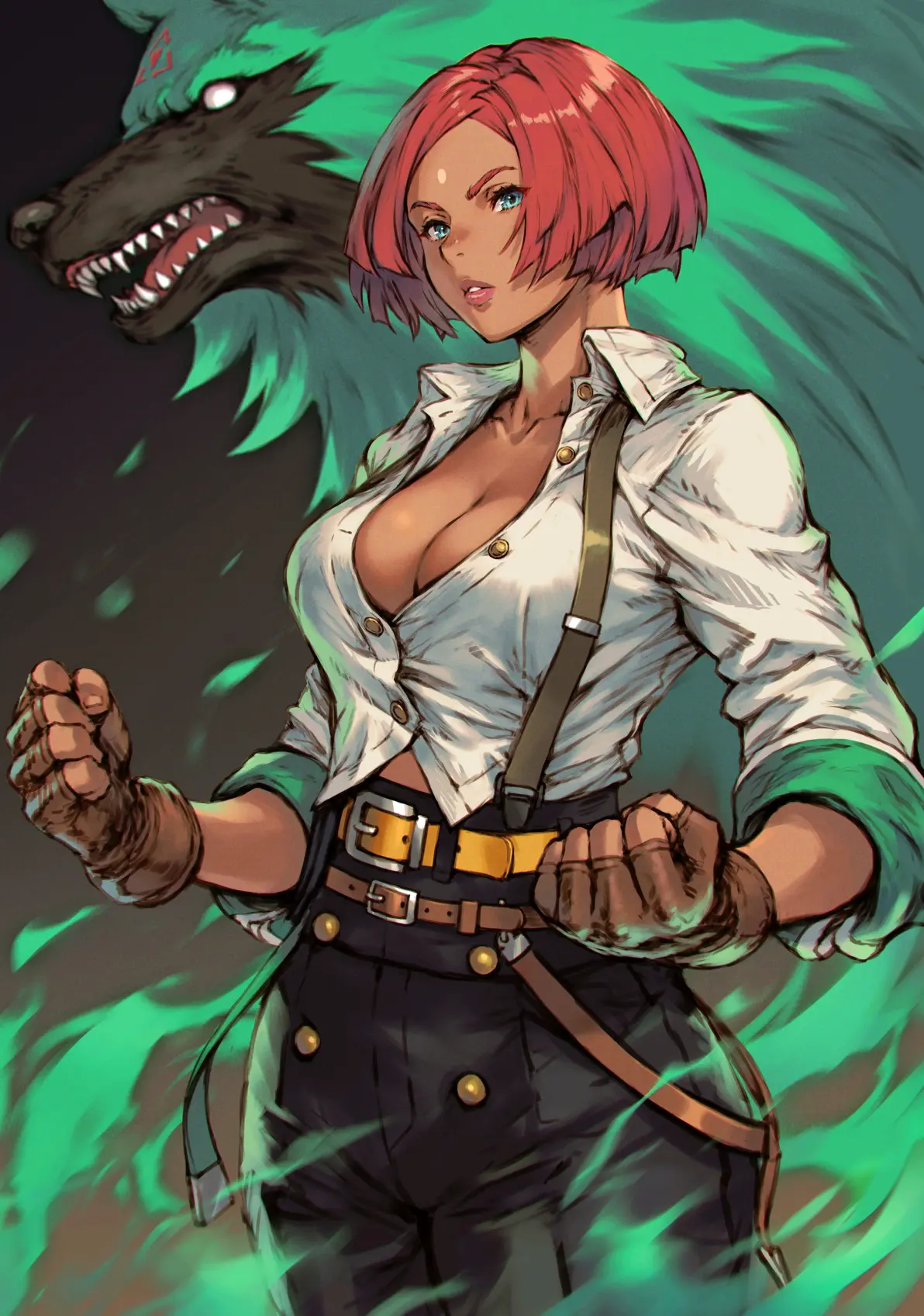 图片[7]-鲜艳又可爱♡ – 红发女子插画特辑-忙忙软件库