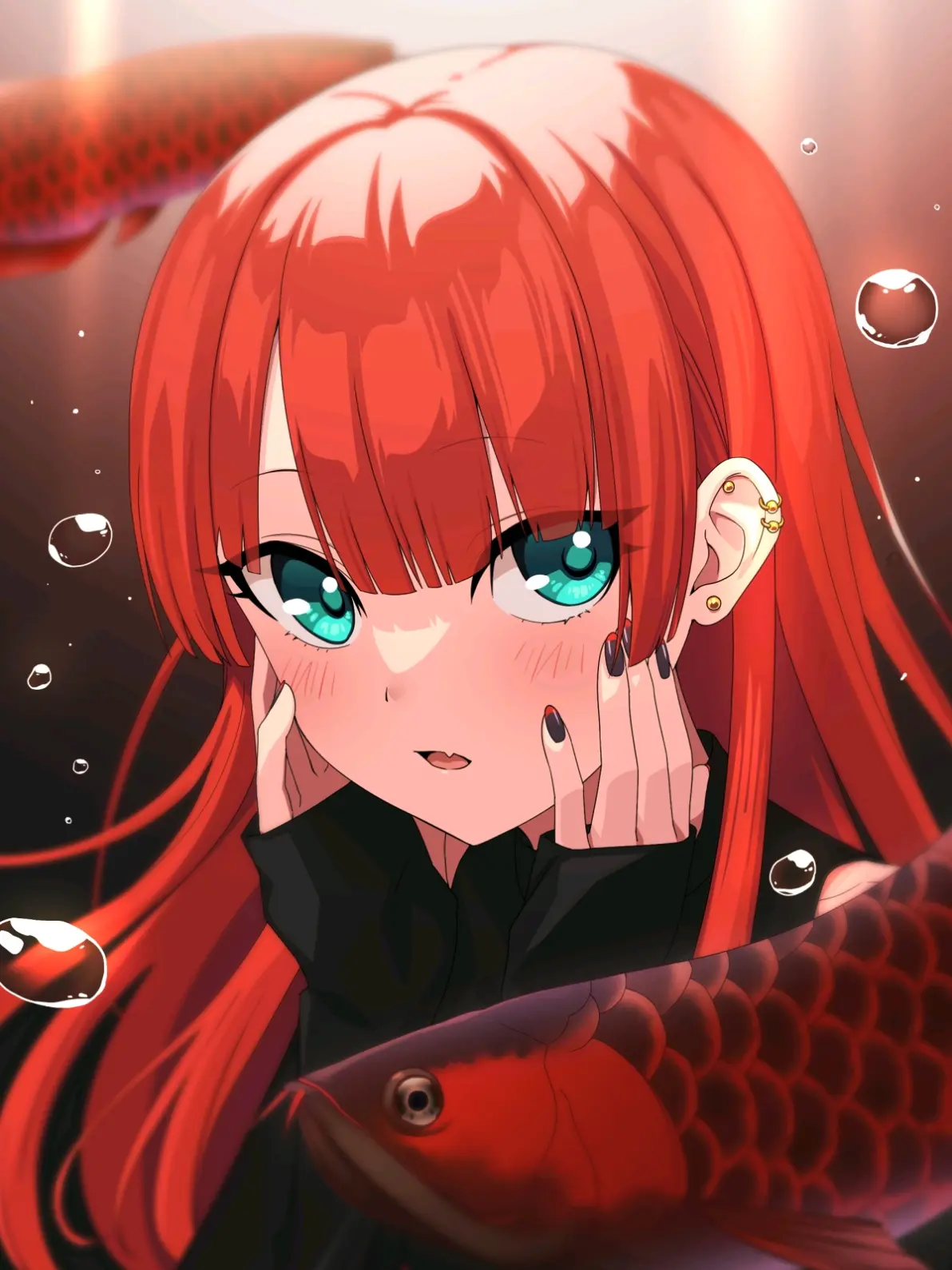 图片[10]-鲜艳又可爱♡ – 红发女子插画特辑-忙忙软件库