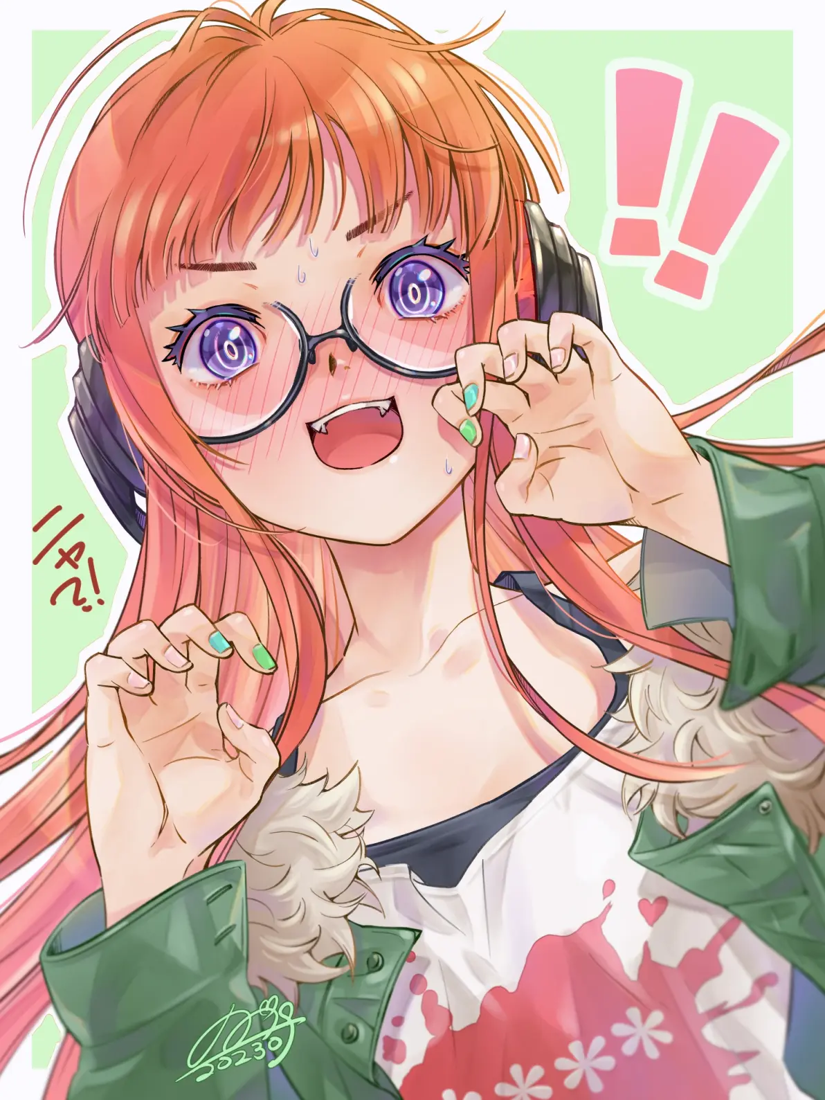 图片[3]-通红的脸颊 – 脸红女子插画特辑-忙忙软件库