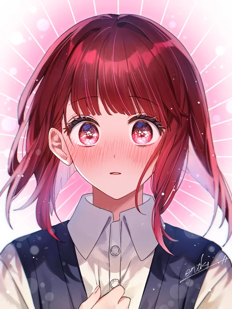 图片[10]-通红的脸颊 – 脸红女子插画特辑-忙忙软件库