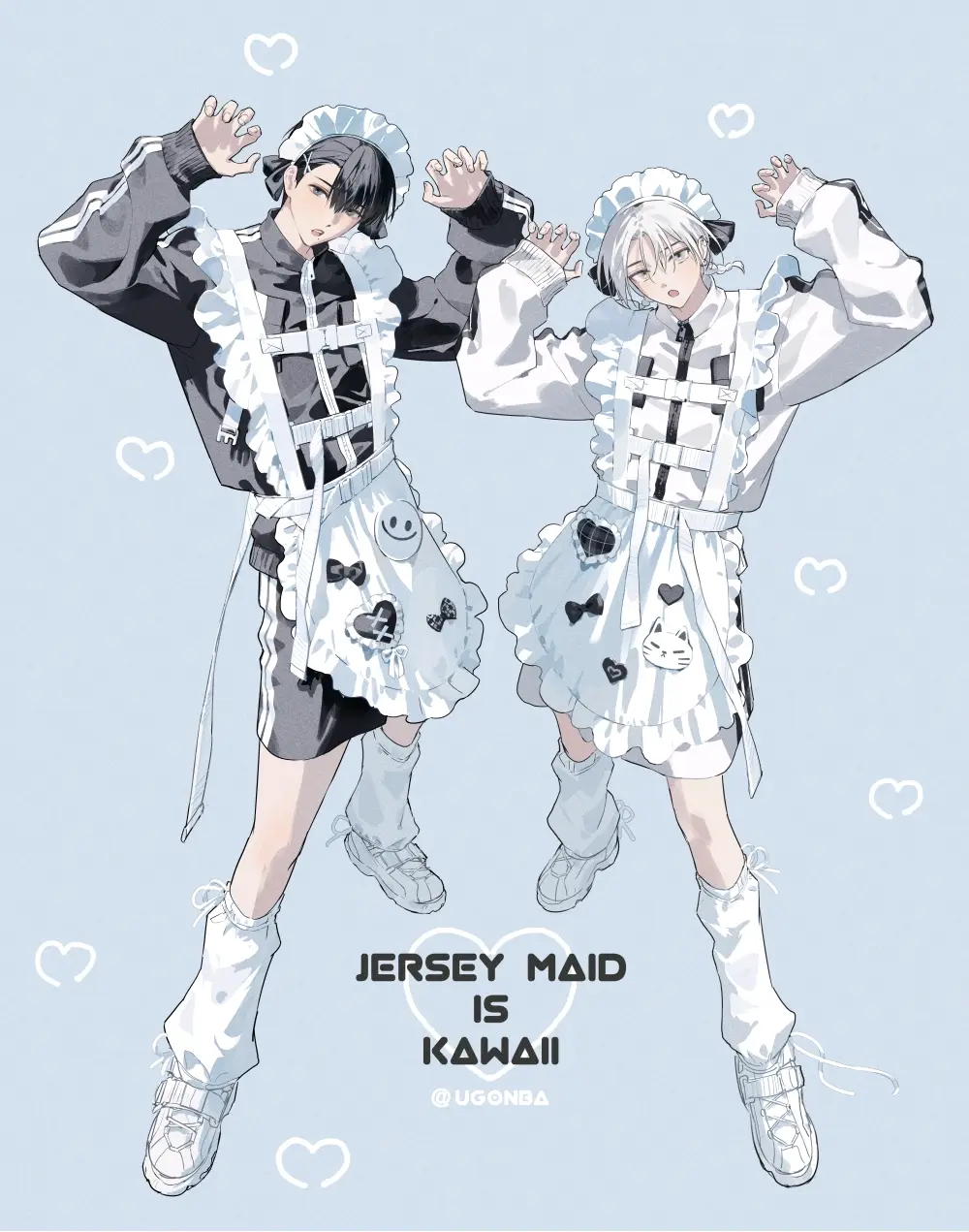 图片[7]-休闲又可爱♡ – 运动女仆装插画特辑-忙忙软件库