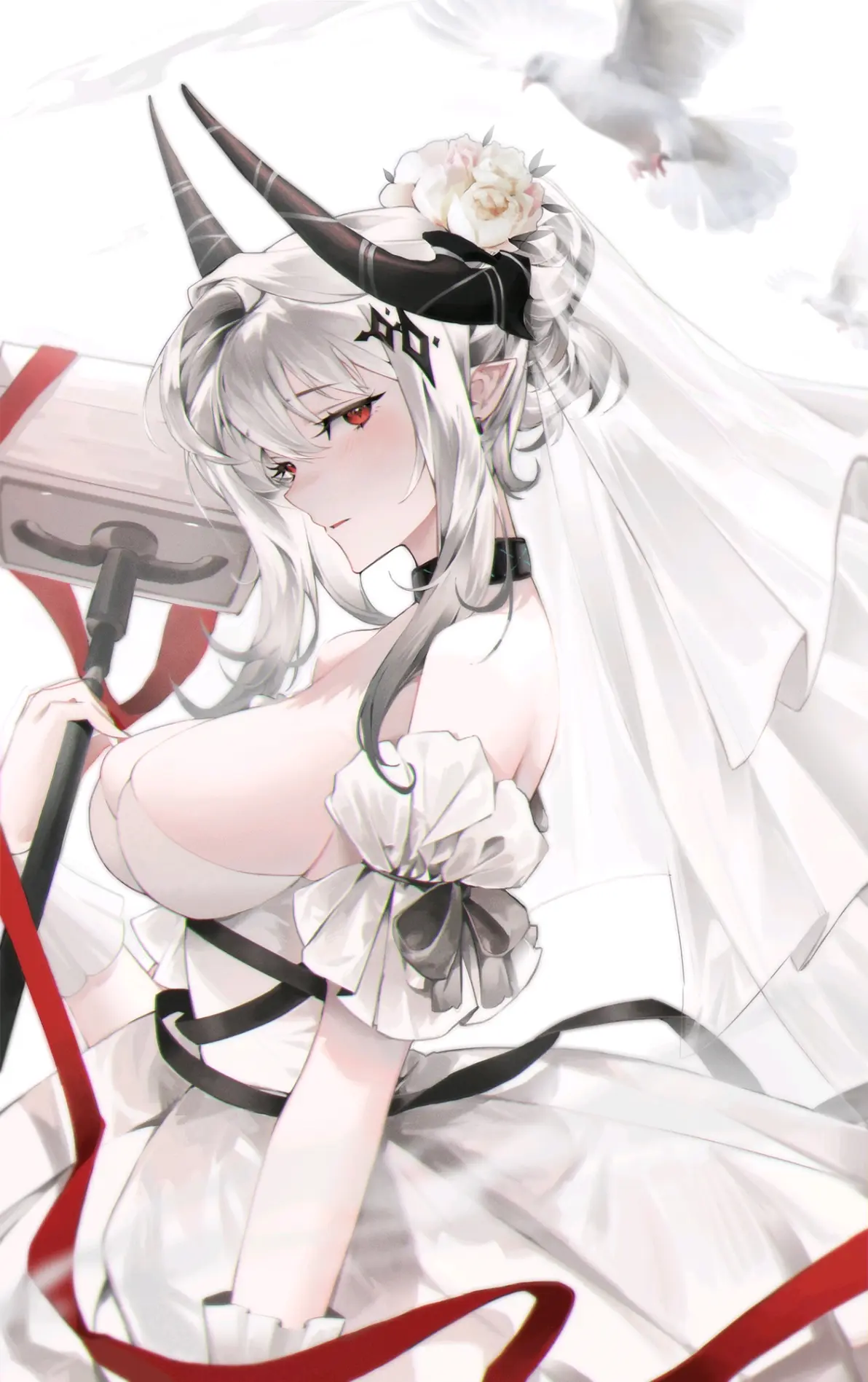 图片[9]-包裹幸福的瞬间♡ – 婚纱插画特辑-忙忙软件库