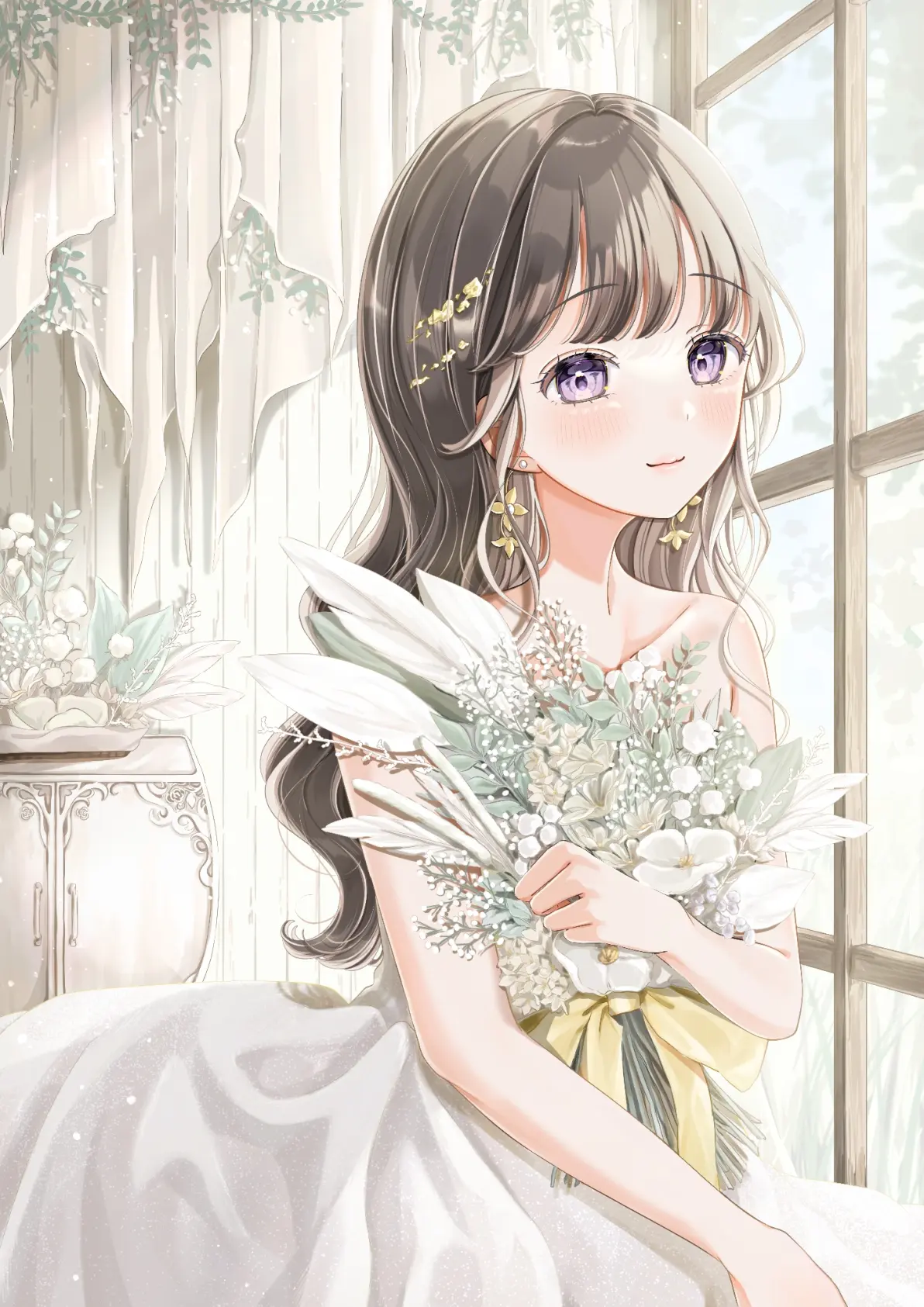 图片[11]-包裹幸福的瞬间♡ – 婚纱插画特辑-忙忙软件库