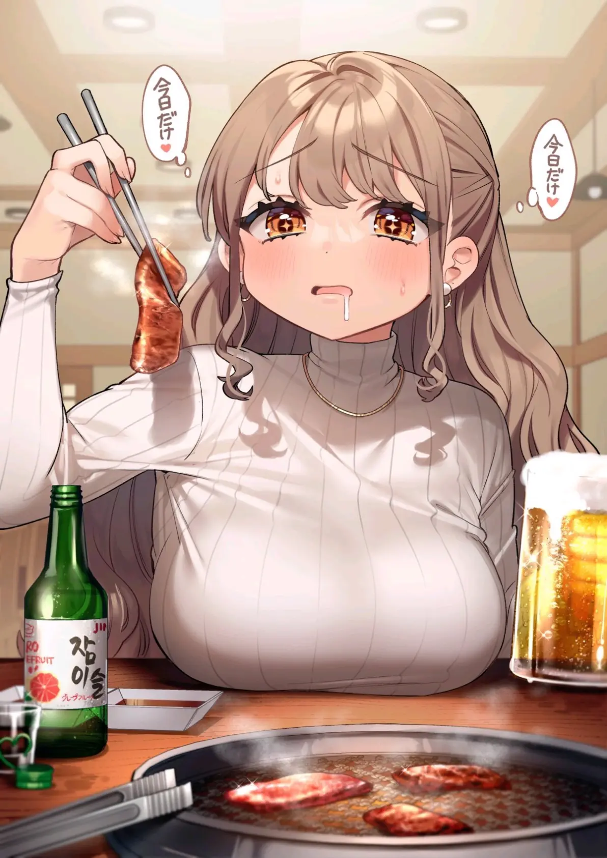 图片[3]-柔软的重量感♡ – 托胸插画特辑-忙忙软件库