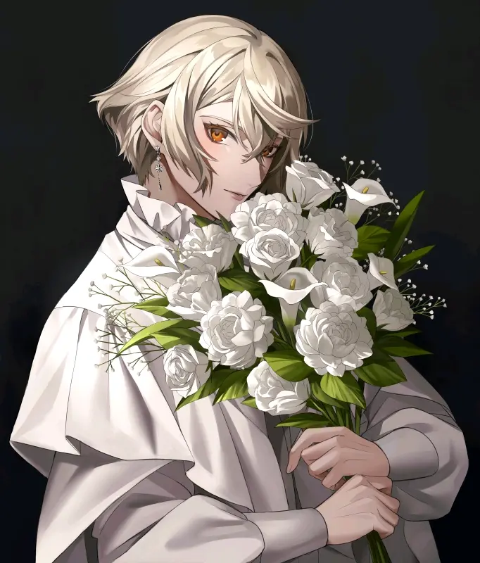 图片[10]-清新绽放 – 白色花卉插画特辑-忙忙软件库