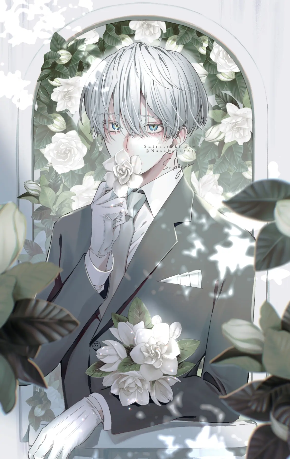 图片[5]-贴近双唇 – 花在嘴边插画特辑-忙忙软件库