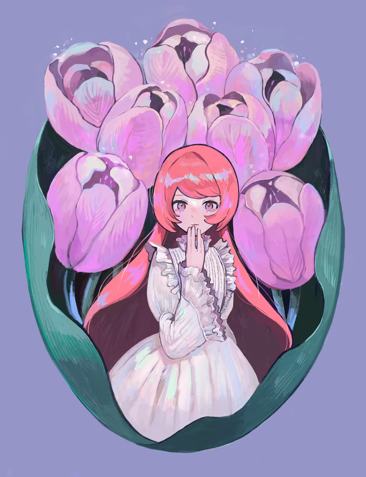 图片[5]-灌注思念 -郁金香插画特辑-忙忙软件库