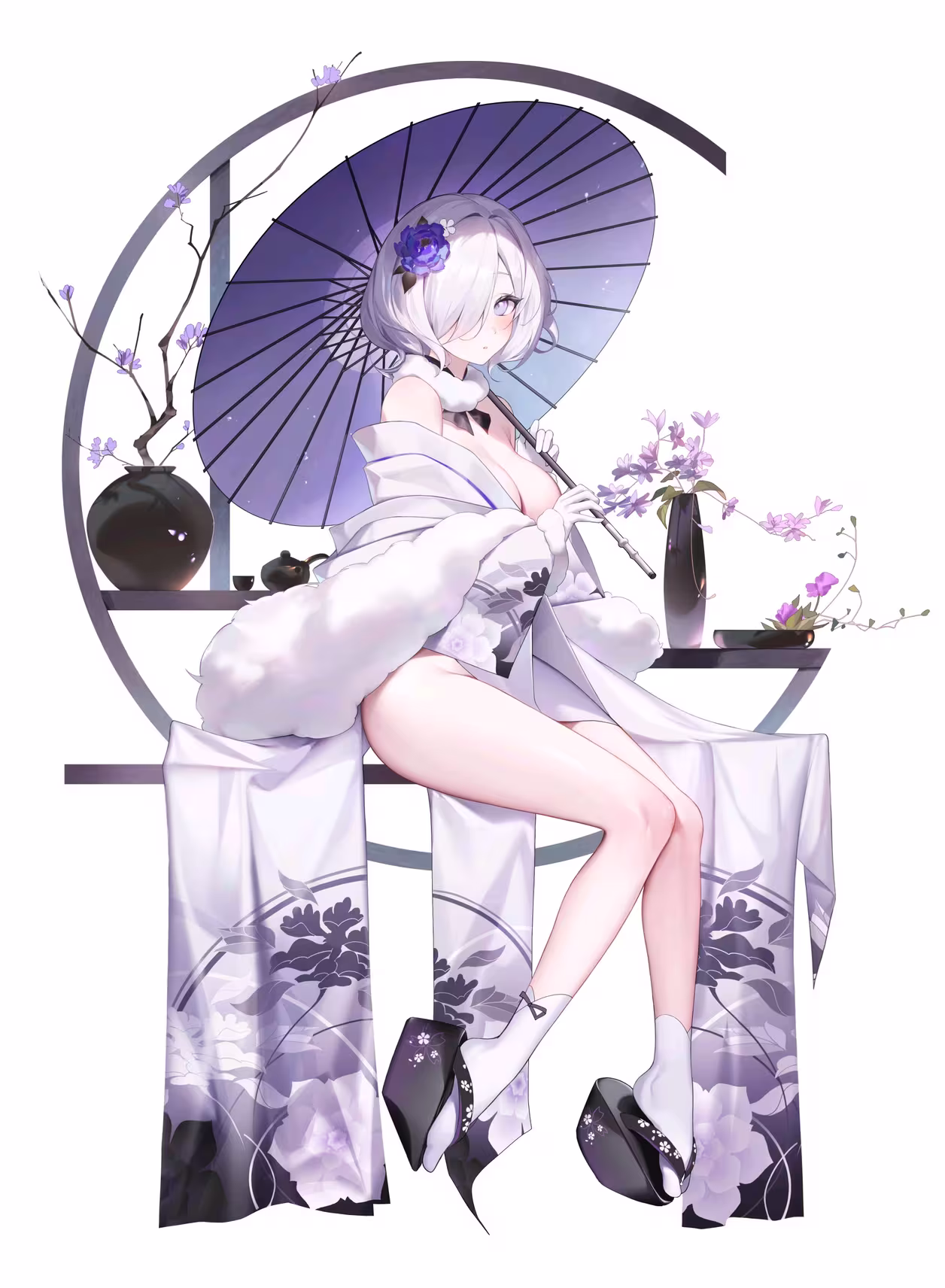 图片[7]-优雅和风 – 日式油纸伞插画特辑-忙忙软件库