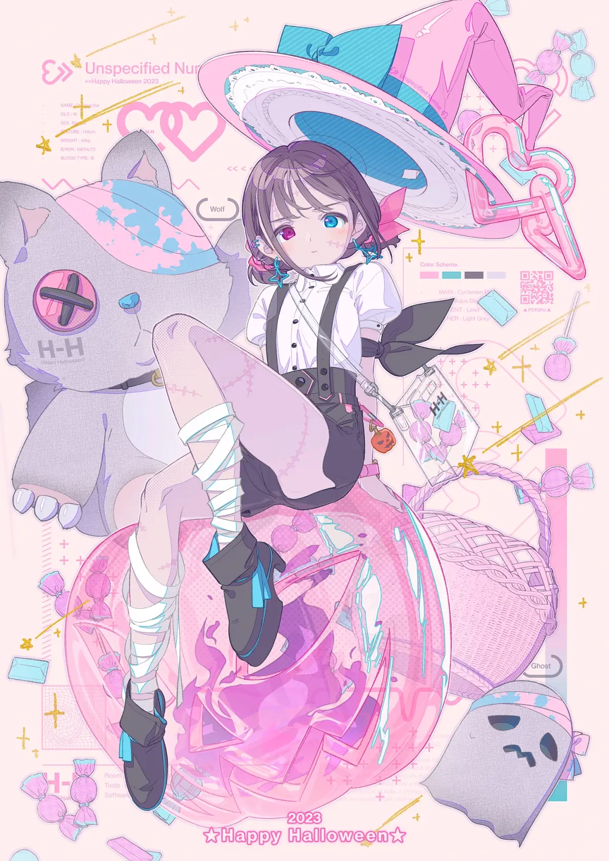 图片[7]-异彩夺目 – 异色瞳女子插画特辑-忙忙软件库