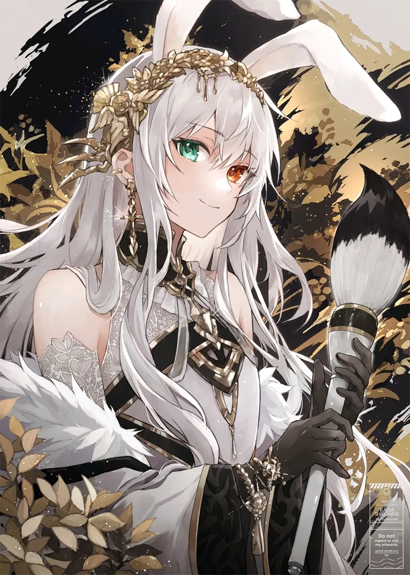 图片[10]-异彩夺目 – 异色瞳女子插画特辑-忙忙软件库