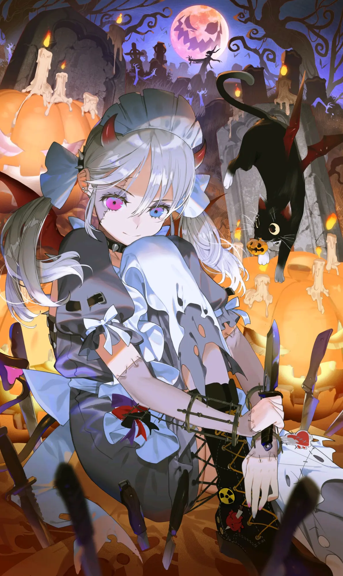 图片[9]-异彩夺目 – 异色瞳女子插画特辑-忙忙软件库