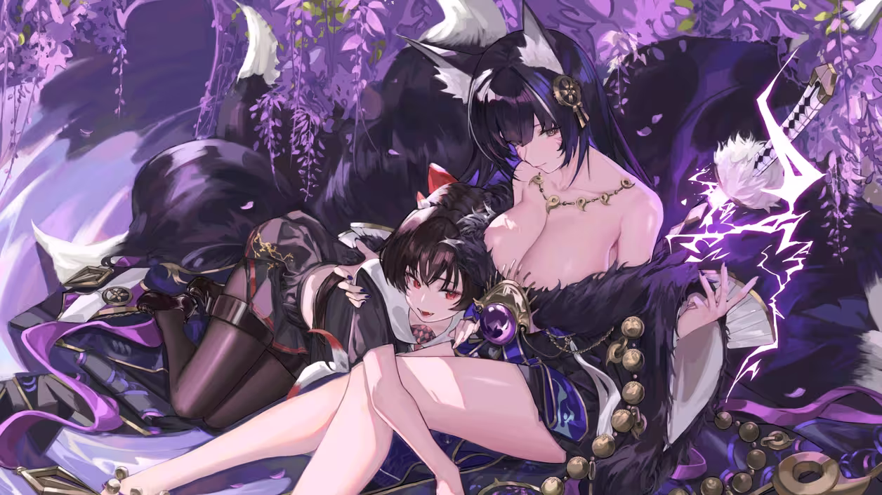 图片[4]-优雅花姿/紫藤花插画特辑-忙忙软件库