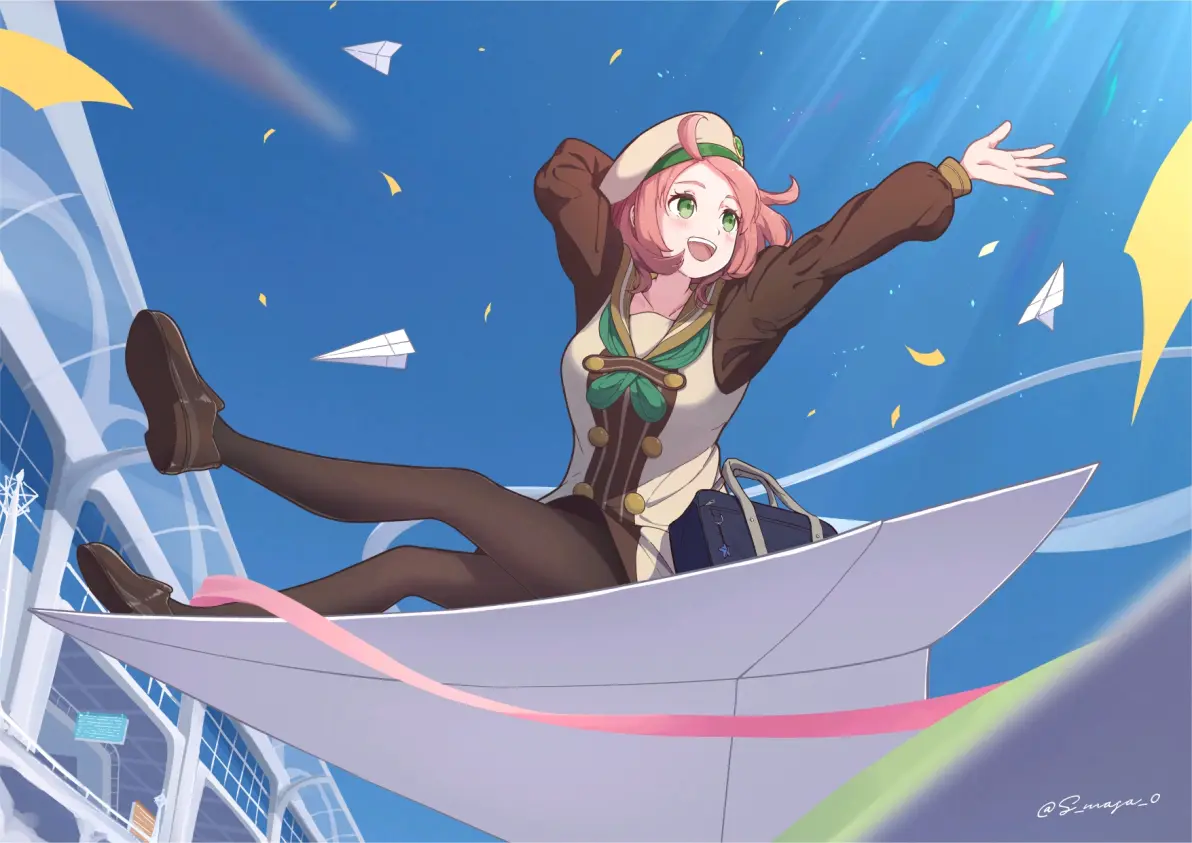 图片[11]-随风飞舞/纸飞机插画特辑-忙忙软件库