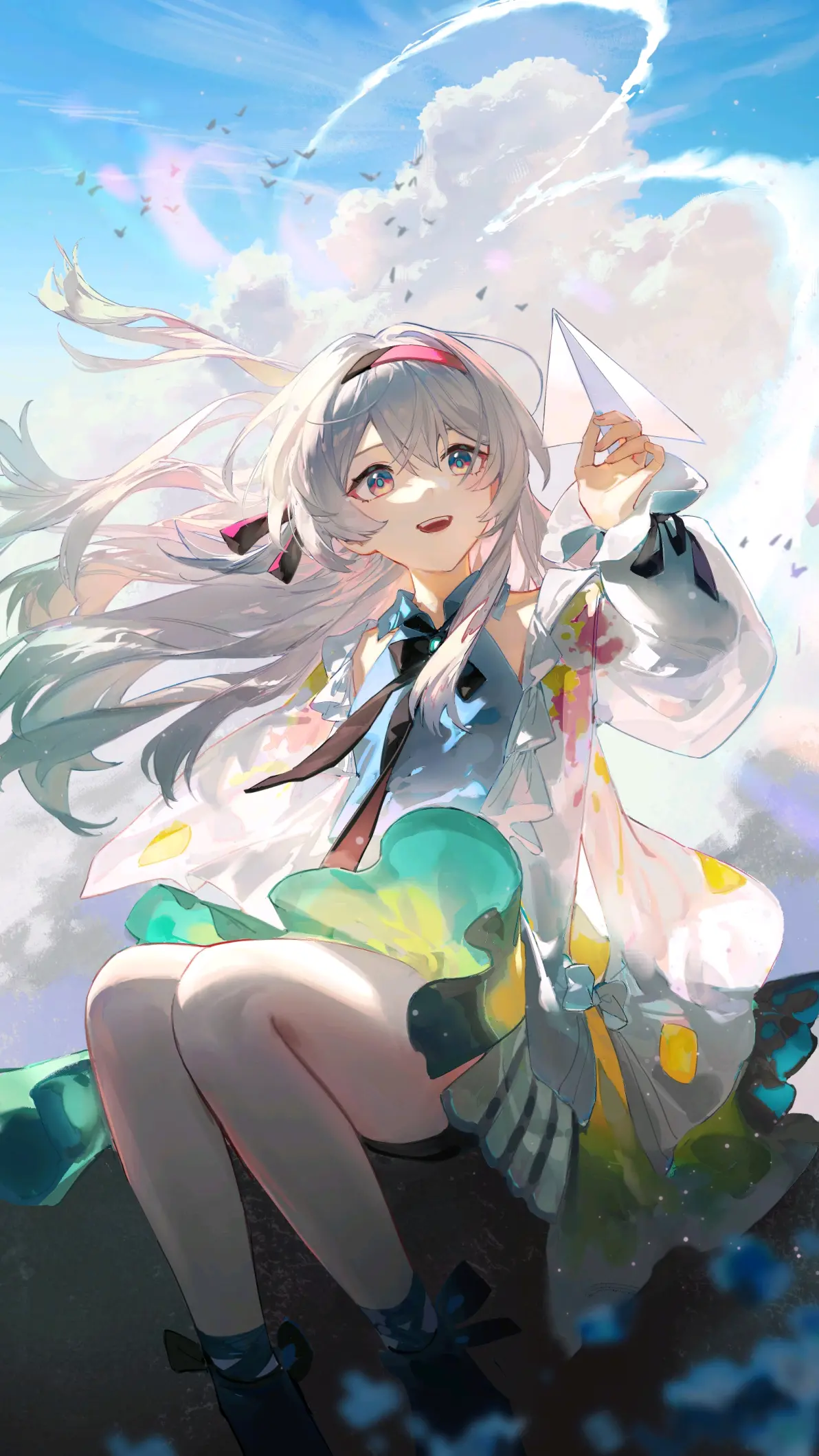 图片[9]-随风飞舞/纸飞机插画特辑-忙忙软件库