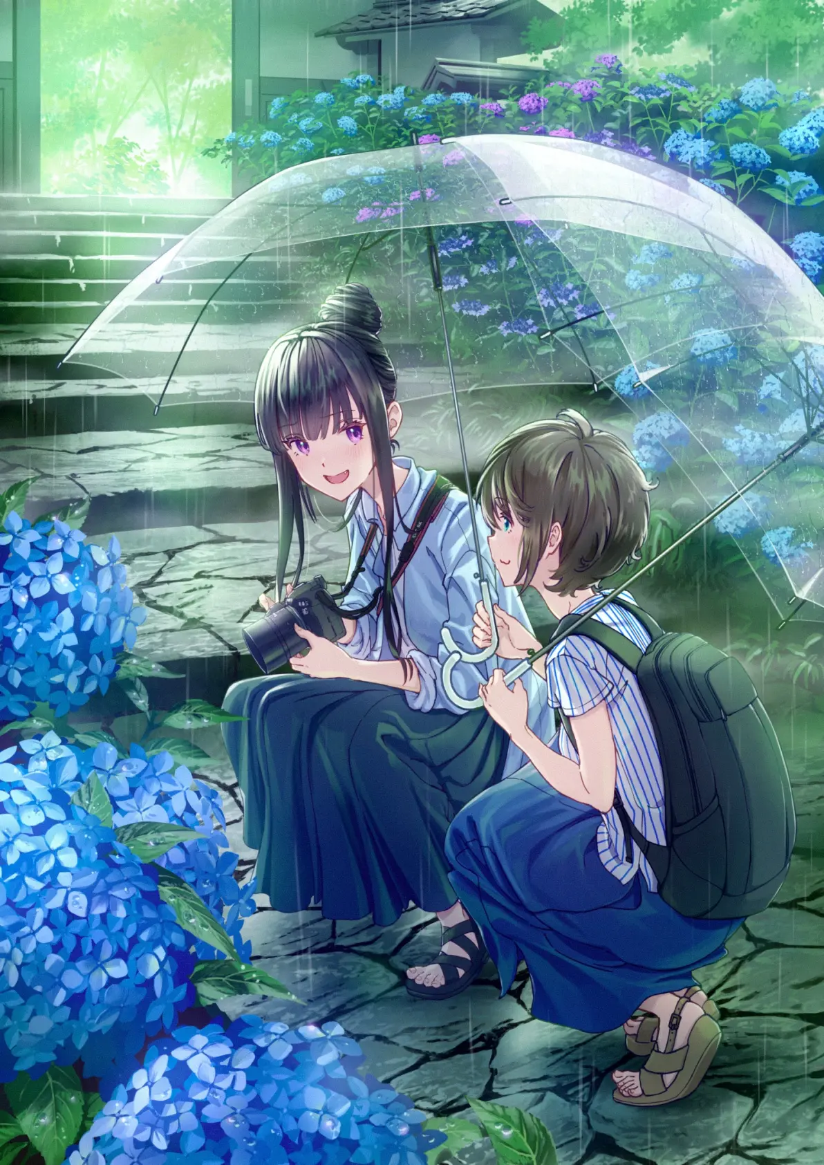 图片[2]-为雨景增色/绣球花插画特辑-忙忙软件库