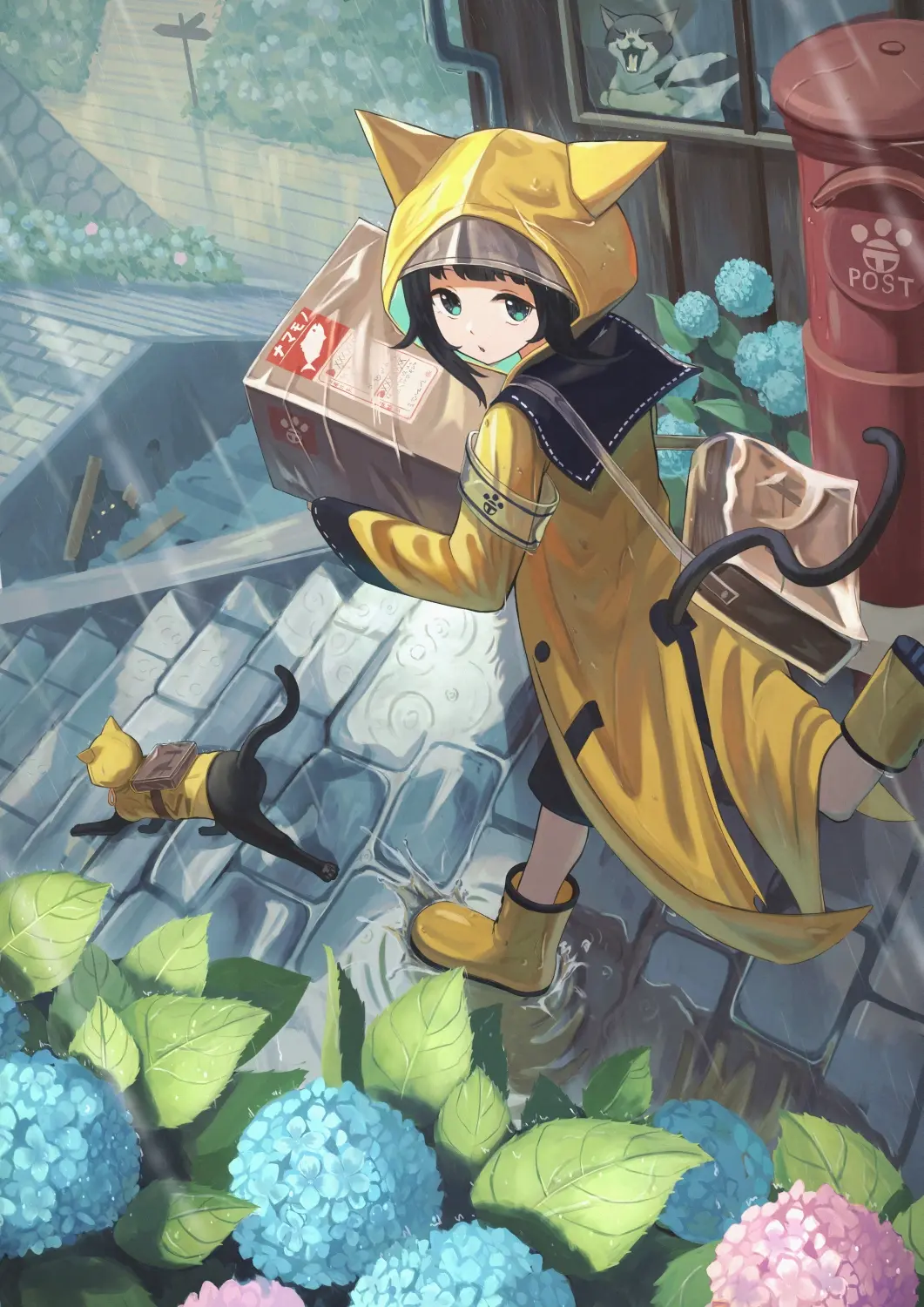 图片[11]-为雨景增色/绣球花插画特辑-忙忙软件库