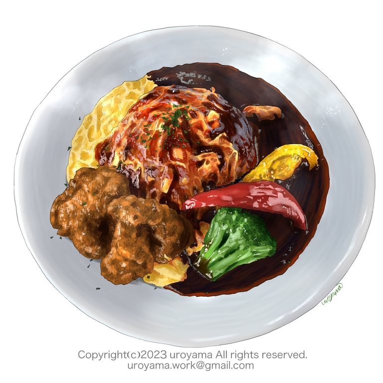 图片[11]-垂涎三尺♡ – 蛋包饭插画特辑-忙忙软件库