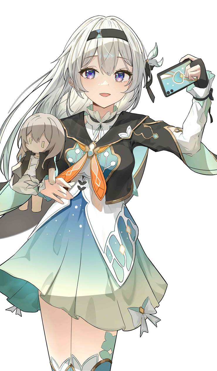 图片[12]-它迎着朝阳绽放《崩坏：星穹铁道》流萤插画壁纸图片-忙忙软件库