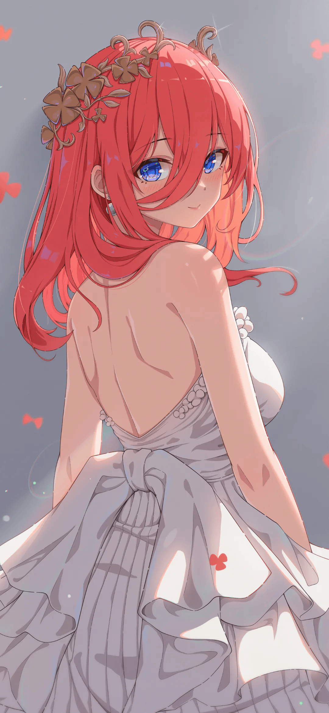 白发 JK 美少女风纪委员阿米莉亚 原神小胡桃插画大赏-忙忙软件库