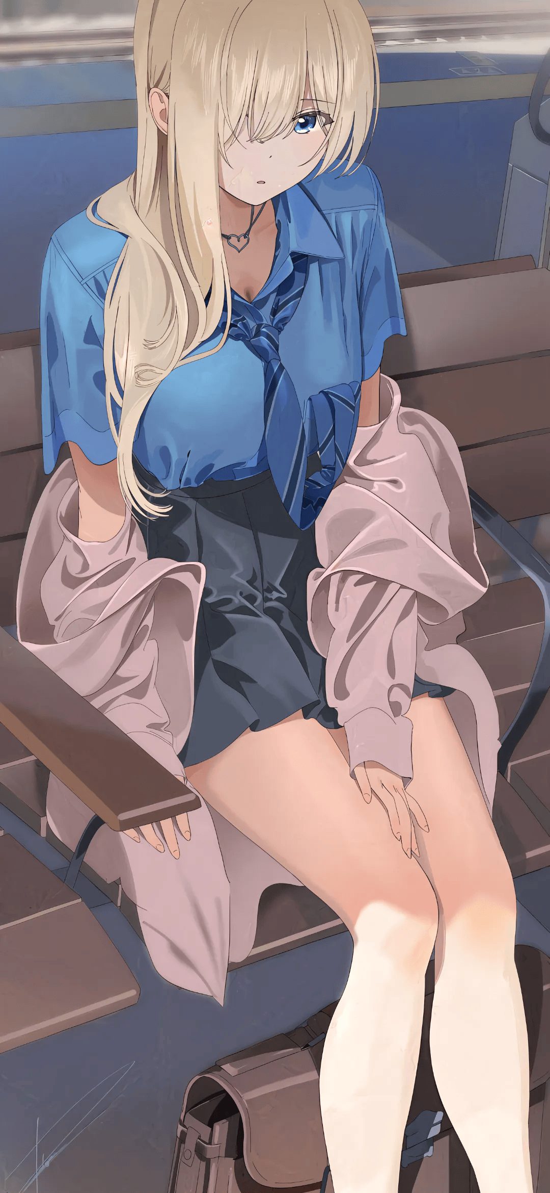 图片[11]-白发 JK 美少女风纪委员阿米莉亚 原神小胡桃插画大赏-忙忙软件库