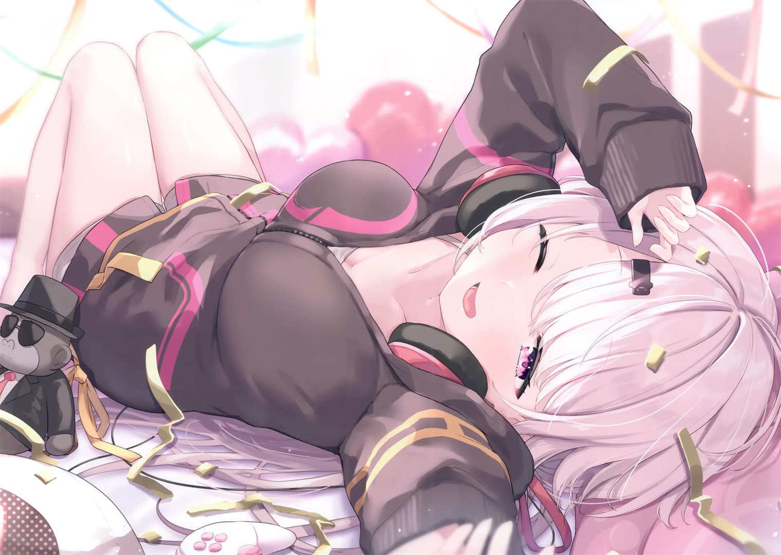 图片[13]-白发 JK 美少女风纪委员阿米莉亚 原神小胡桃插画大赏-忙忙软件库